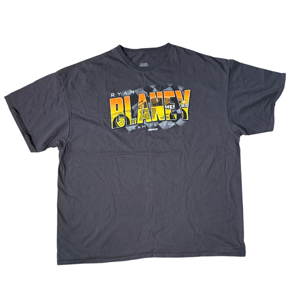 Ryan Blaney Team Penske NASCAR T-Shirt Men’s 3XL Gray